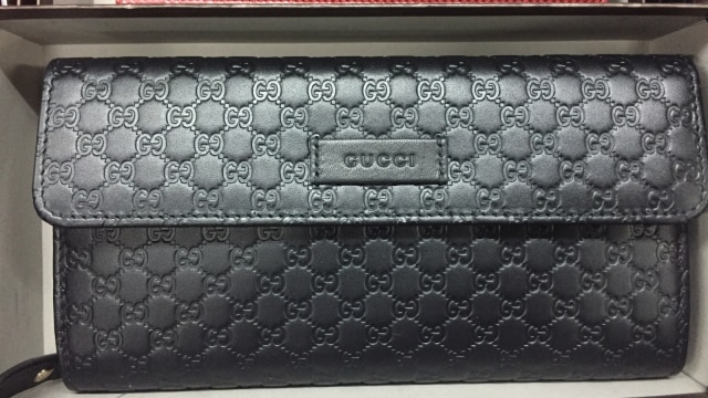 Dompet Gucci. (Foto: Ratmia Dewi/kumparan)