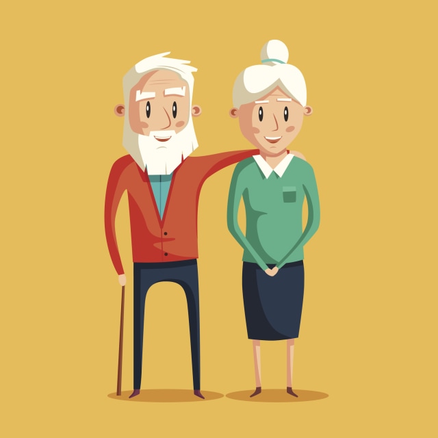 Ilustrasi foto kakek nenek  (Foto: THINKSTOCK )