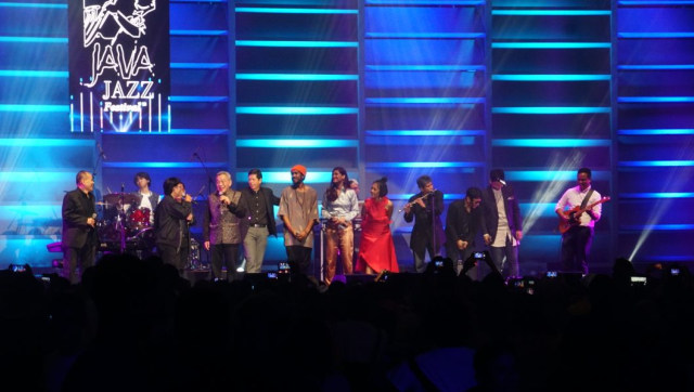 Penampilan di Java Jazz 2018. (Foto: Garin Gustavian/kumparan)
