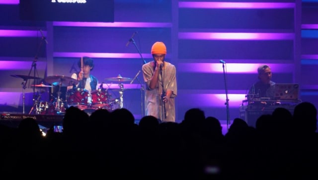 Teddy Adhitya di Java Jazz 2018. (Foto: Garin Gustavian/kumparan)