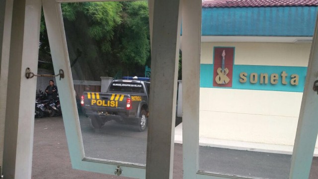 Olah TKP di studio Rhoma Irama. (Foto: Dok. Istimewa)