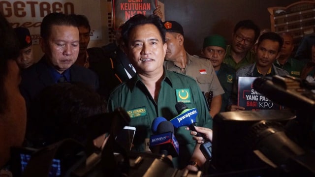 Ketua umum PBB Yusril Ihza Mahendra. (Foto: Fitra Andrianto/kumparan)
