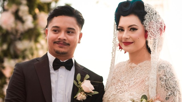 Pernikahan Derby Romero dan Adinda. (Foto: Instagram @loudsoundaudio)