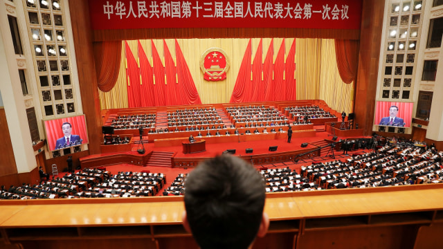 Kongres Rakyat China di Beijing. Foto: REUTERS/Damir Sagolj