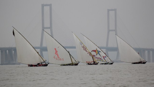 Ilustrasi perahu layar (Foto: ANTARA FOTO/Moch Asim)
