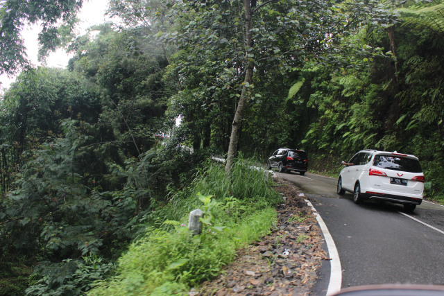 Test Drive Wuling Cortez (Foto: Alfons Hartanto)