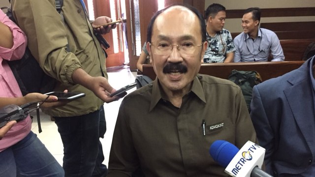 Fredrich Yunadi di Tipikor. Foto: Paulina Herasmaranindar/kumparan