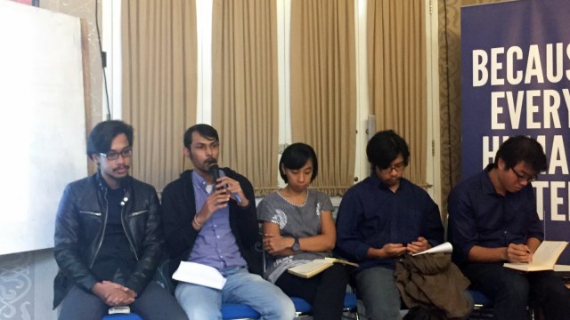 LBH Masyarakat soal tembak ditempat narkoba. (Foto: Soejono Eben Saragih/kumparan)