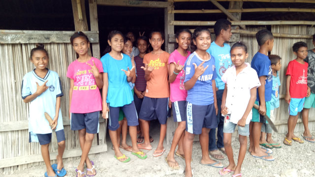 Murid SMP Negeri 5 Sularu, Kupang Timur, NTT. (Foto: Nadia Jovita Injilia Riso/kumparan)