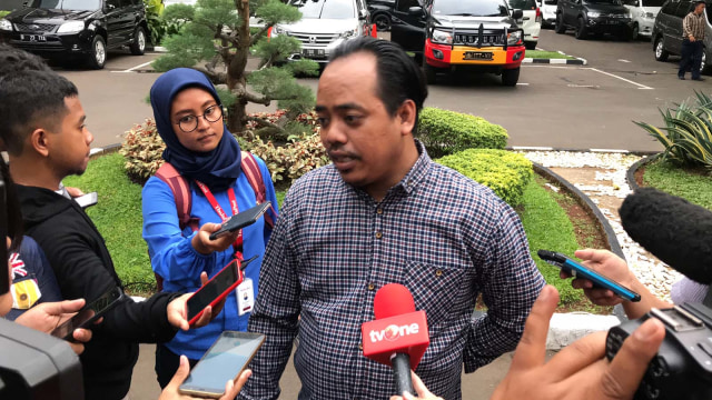 Muannas Alaidid di Polda Metro Jaya (Foto: Ainul Qalbi/kumparan)