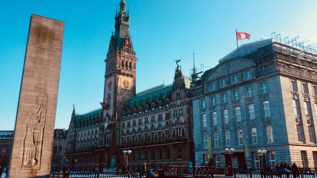 Kantor pemerintahan di Hamburg, Jerman. (Foto: Daniel Chrisendo/kumparan)