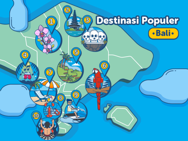 Simak 10 Tempat Wisata Populer dan 5 Kamar Airy Paling Murah dan Paling Strategis di Bali!