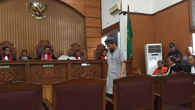 Sidang Aman Abdurahman di PN Jaksel (Foto: Raga Imam/kumparan)
