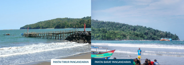Pantai Timur Versus Pantai Barat Pangandaran, Yang Mana Lebih Indah? (1)