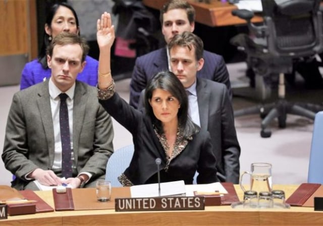 Inkonsistensi Amerika dalam Resolusi PBB serta Pembelaannya terhadap Israel