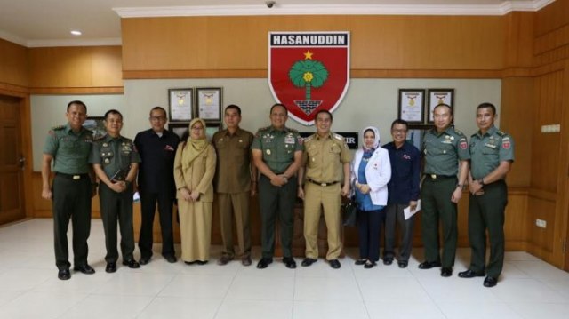 Politisi Golkar Ini Sukses Kuatkan Kerjasama PMI Makassar dan Kodam XIV Hasanuddin