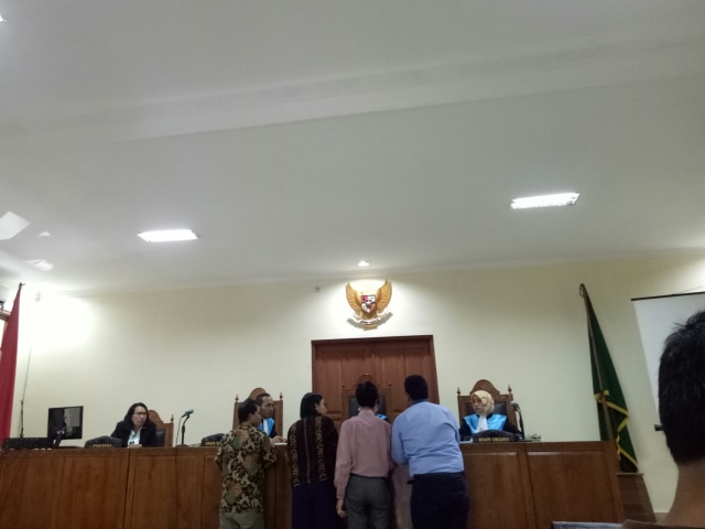 Sidang pembacaan gugatan warga di Bali. (Foto: Cisilia Agustina Siahaan/kumparan)