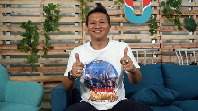 Mang Saswi di tamu kumparan (Foto: Garin Gustavian/kumparan)