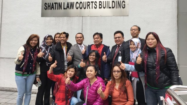 Cak Percil dan Cak Yudho bebas. (Foto: Dok. KJRI Hong Kong)