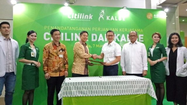 Konpers kerjasama Kalbe dan Citilink. (Foto: Ela Nurlaela/kumparan)
