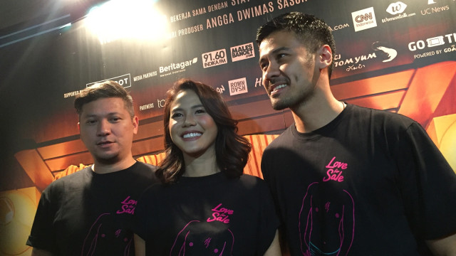 Gading Marten, Della Dartyan dan Chicco Jerikho. (Foto: Maria Gabrielle Putrinda/kumparan)