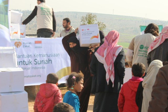 com-Bantuan ke Ghouta (Foto: Rumah Zakat)