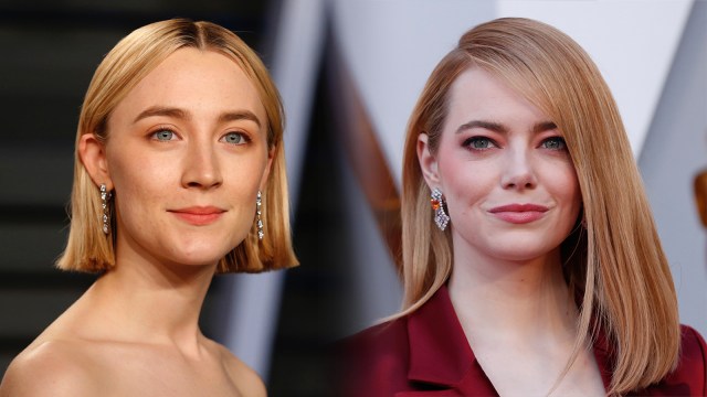 Saoirse Ronan dan Emma Stone. (Foto: REUTERS/Mario Anzuoni & REUTERS/Danny Moloshok)