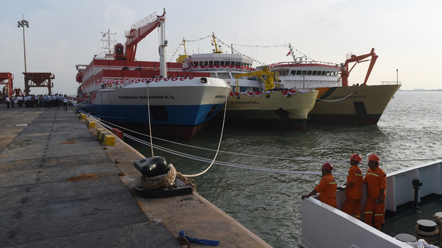 Kawasan Industri JIIPE Gresik Foto: ANTARA FOTO/Zabur Karuru