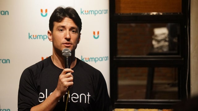 Adam Perold, CEO Element, Inc. di kumparan Academy (Foto: Garin Gustavian Irawan/kumparan)