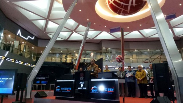 Pencatatan Efek Beragun Aset EBA-SP SMF-BTN04 (Foto: Ela Nurlaela/kumparan)