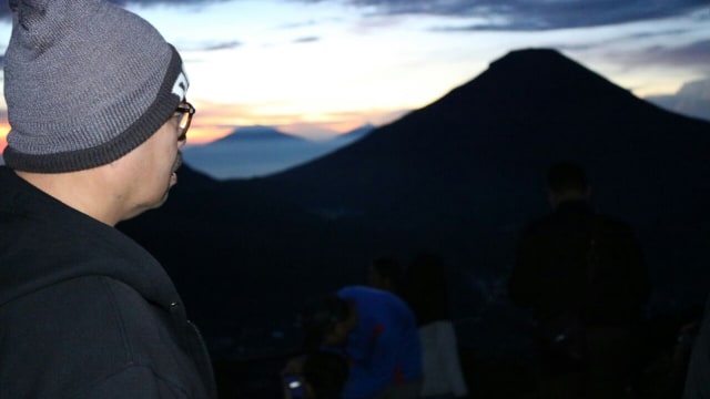 Sudirman Said di Sikunir, Wonosobo. (Foto: dok. Tim Media Sudirman Said)