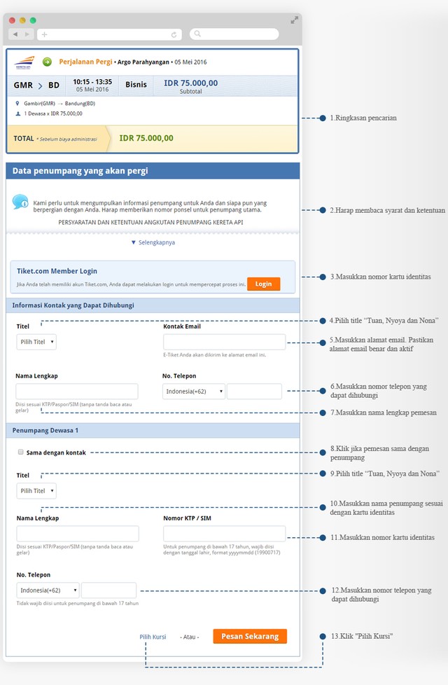 Mau Pesan Tiket KAI Online Harga Promo? Tiket.com Aja, Berikut Tipsnya! (2)