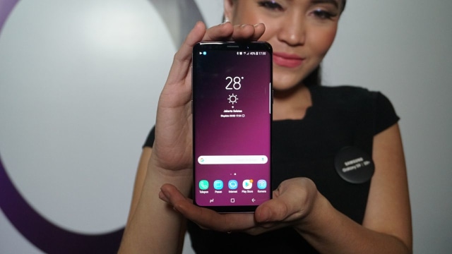 Samsung galaxy s9 (Foto: Garin Gustavian/kumparan)