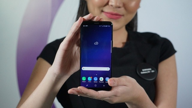 Samsung galaxy s9 (Foto: Garin Gustavian/kumparan)