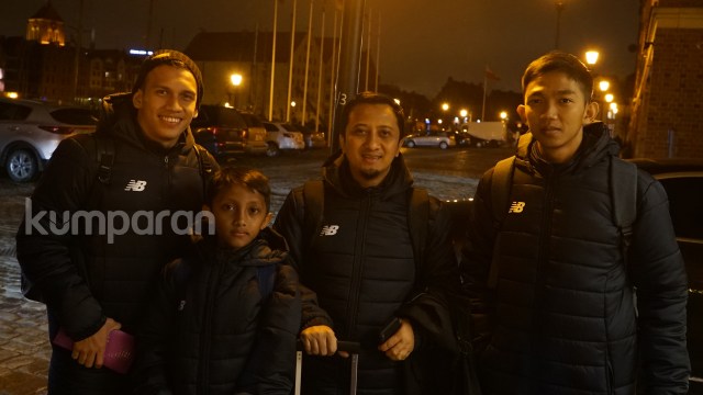 Egy Maulana Vikri tiba di Gdanks (Foto: Cornelius Bintang/kumparan)