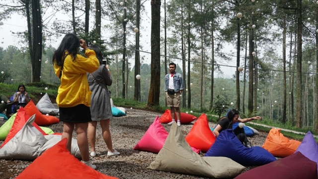 Berfoto di LaLaLa Fest 2018. (Foto: Garin Gustavian Irawan/kumparan)