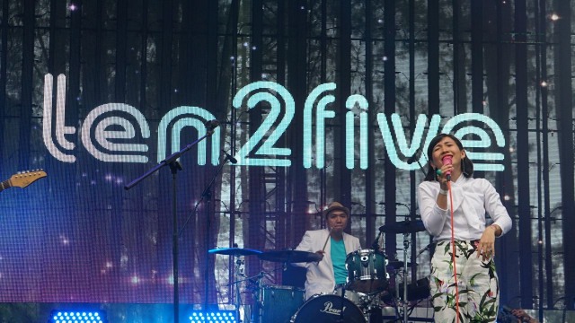 Penampilan Ten2five di Lalala fest 2018 (Foto: Garin Gustavian/kumparan)