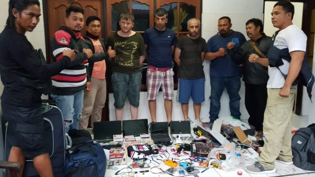 3 WNA Turki ditangkap saat akan bobol ATM (Foto: Dok. Istimewa)