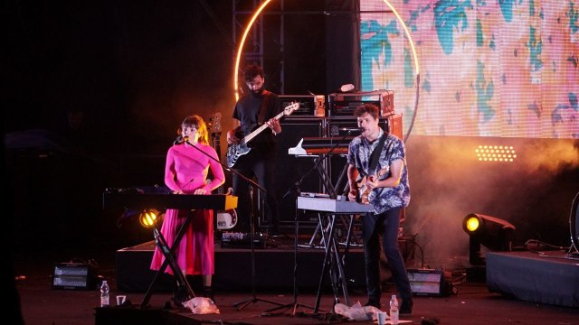 Oh Wonder di Lalala Fest 2018 (Foto: Garin Gustavian/kumparan)