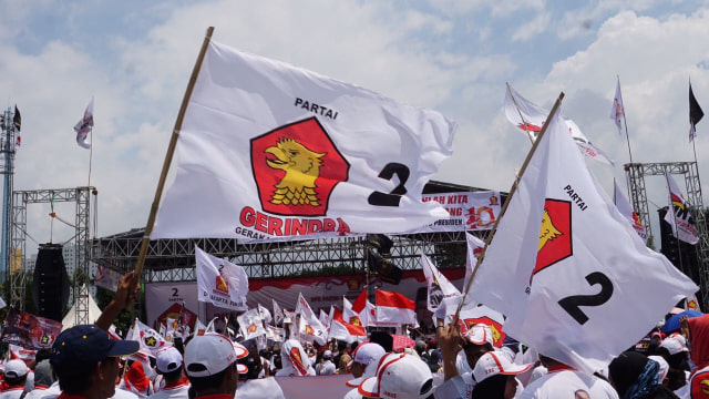 Suasana HUT Gerindra ke 10. (Foto: Fitra Andrianto/kumparan)