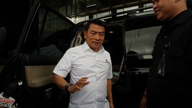 Jenderal (Purn) Moeldoko di Gedung KPK. (Foto: Irfan Adi Saputra/kumparan)
