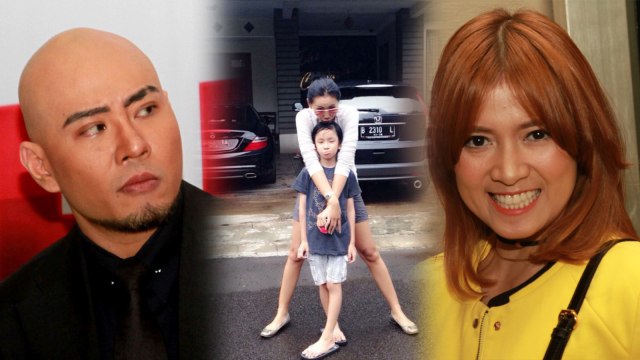 Deddy Corbuzier, Kalina, Azka, dan Chika Jessica. (Foto: Munady Widjaja & Instagram @kalinaocktaranny)