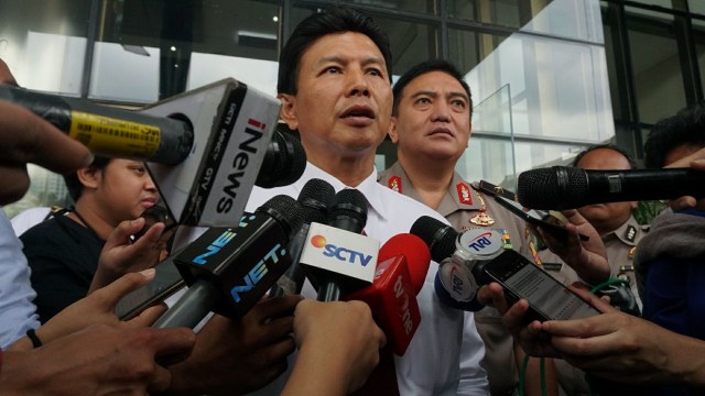 Komjen Pol Ari Dono Sukmanto di gedung KPK (Foto: Irfan Adi Saputra/kumparan)
