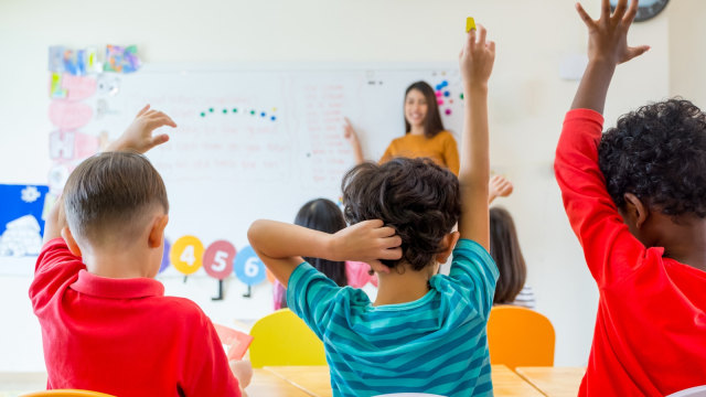 Ilustrasi guru dan murid. (Foto: Thinkstock)