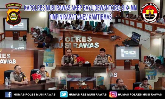 Analisa dan Evaluasi Kinerja Polres Musi Rawas