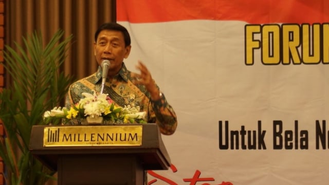 Wiranto di Acara Forum Koordinasi Kemenko Polhukam (Foto: Soejono Saragih/kumparan)