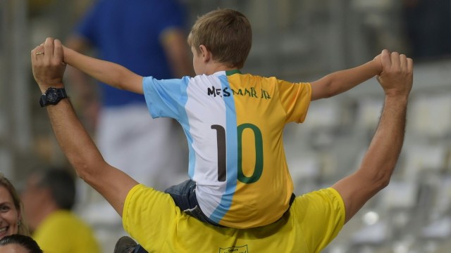 Timnas Brasil dan Argentina (Ilustrasi) (Foto: AFP/Douglas Magno)