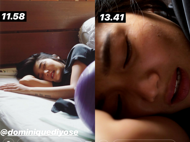 Proses persalinan Dominique Diyose. (Foto: Instagram Story @ivanhandoyo)
