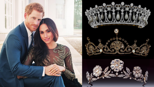 Mahkota pernikahan Meghan Markle (Foto: Kensington Royal &  The Royal Order of Sartorial Splendor )