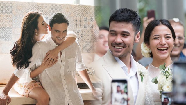 Raisa, Hamish Daud, Chicco dan Putri Marino. (Foto: Instagram @lovebynpm & @chicco.jerikho)